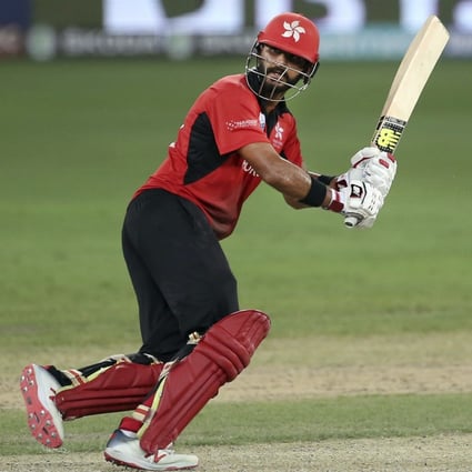 Hong Kong captain Anshuman Rath in action against India in the Asia Cup in Dubai in September, 2018. Photo: AP