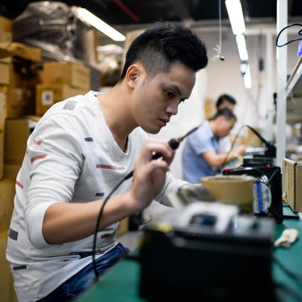 Guangdong‘s exports lead all other provinces and regions in China, accounting for 27.5 per cent of national exports in 2017, according to the Hong Kong Trade Development Council. Photo: AFP