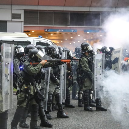 Hong Kong police may turn to suppliers in mainland China for riot control equipment as Britain and the US move to suspend sales. Photo: Dickson Lee