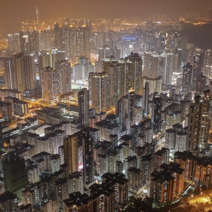 Sham Shui Po District’s neighbourhoods are seen at night. Photo: Martin Chan