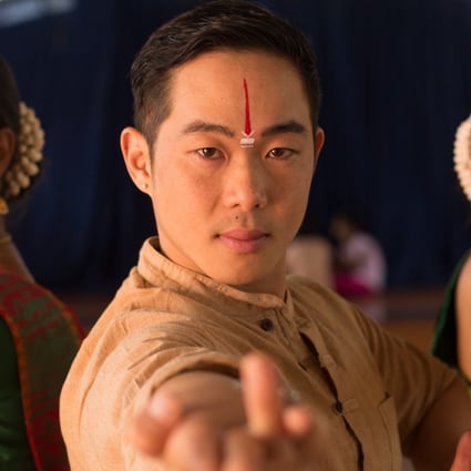Charles Ma, pictured leading one of his dance classes in Bangalore, broke the stereotype to become a teacher of the classical Indian dance form of Bharatanatyam. Photo: Sumukha