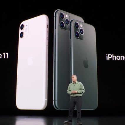 Apple’s iPhone 11 and the iPhone 11 Pro are among the latest batch of new smartphones which it unveiled on September 10. Photo: Apple