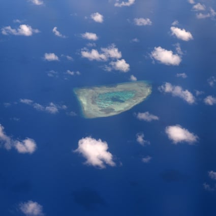 A reef in the disputed Spratly Islands in the South China Sea. Photo: AFP