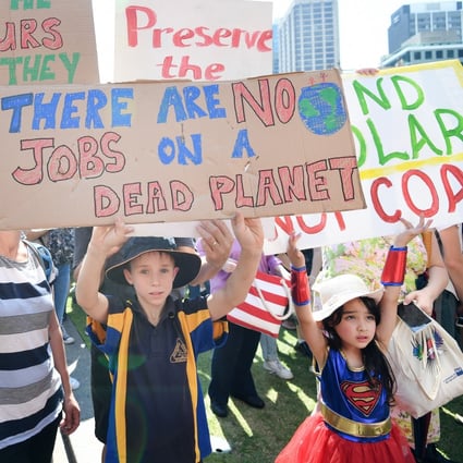 Students take to the streets in Australia and other Asia-Pacific countries on September 20, in a rally demanding urgent measures from world leaders at the UN Climate Action Summit. Photo: EPA-EFE