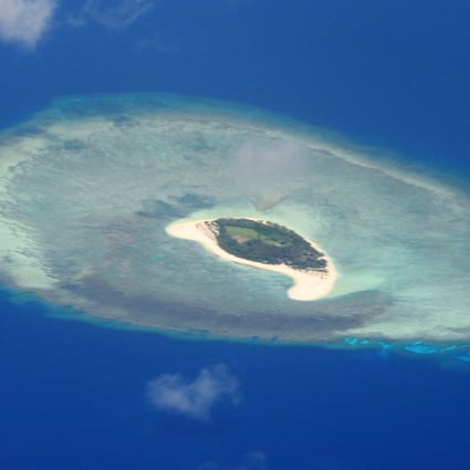 A reef in the disputed Spratly islands in the South China Sea. Photo: AFP