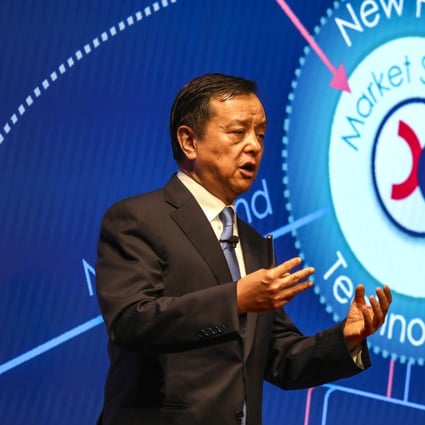 Charles Li Xiaojia, Chief Executive of Hong Kong Exchanges and Clearing Limited (HKEX), gives a speech at the Hong Kong Securities Institute, at the Exchange Square in Central on 25 July 2019. Photo: Jonathan Wong