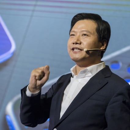 Lei Jun, chief executive officer of Xiaomi, speaks during a product launch for the Redmi Note 7 smartphone in Beijing, China, on Jan. 10, 2019. Photo: Bloomberg