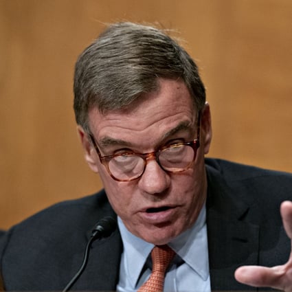 Senator Mark Warner, a Democrat from Virginia, is pushing for more government support for a 5G champion. Photo: Bloomberg