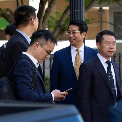 A Chinese delegation visited Washington last week ahead of expected high-level talks next month. Photo: AFP