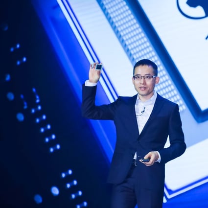 Jeff Zhang, Alibaba Group, chief technology officer, speaking at the Apsara conference in Hangzhou, September 2019. Photo: Handout