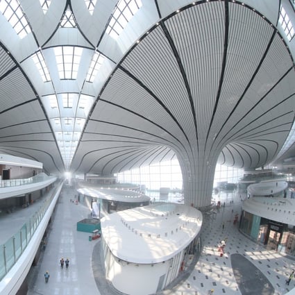The terminal building at Beijing Daxing International Airport, which has officially opened. Photo: Xinhua