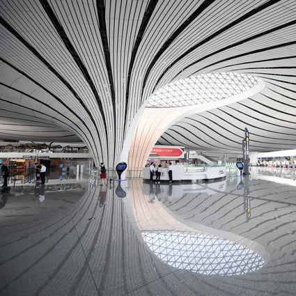 The new Daxing International Airport in China’s capital city, Beijing, has officially opened, hoping to rival the US in the aviation market. Photo: Zhang Chenlin/Xinhua