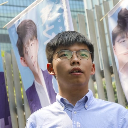 Joshua Wong will run for election to Southern District Council. Photo: K.Y. Cheng