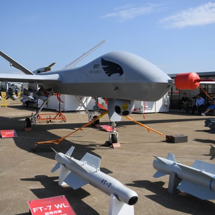 A Chinese Wing Loong II drone. File photo: Xinhua