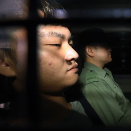 Chan Tong-kai is taken to jail after being found guilty of money laundering. Photo: Winson Wong