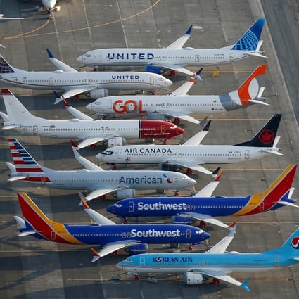 Boeing 737 MAX aircraft at a Boeing facility in the United States. Photo: Reuters