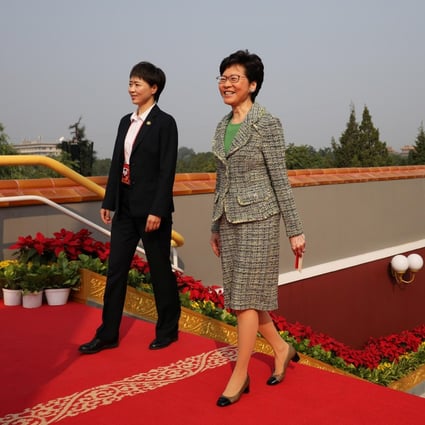 Hong Kong’s Chief Executive Carrie Lam is a “pawn” in Chinese President Xi Jinping’s “game of global domination”, US Senator Rick Scott says. Photo: Reuters