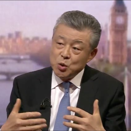 China’s ambassador to Britain Liu Xiaoming says Beijing has every confidence in Carrie Lam’s ability to restore order to Hong Kong. Photo: Handout