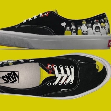 Helder op vergeven Boven hoofd en schouder Vans sneakers pulled from sale in Hong Kong after protest-themed shoe  contest designs removed by company, sparking backlash | South China Morning  Post