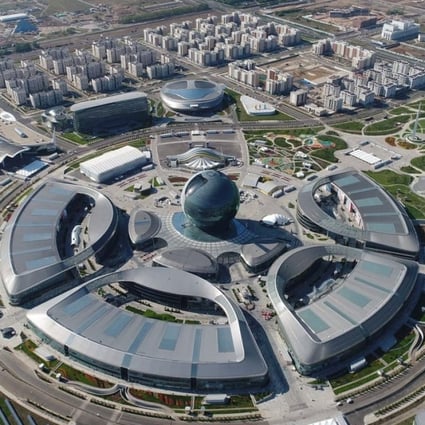 Kazakhstan’s new financial centre in the capital of Nur-Sultan. Photo: Facebook