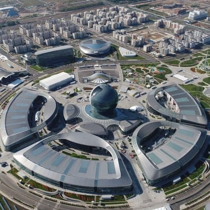 Kazakhstan’s new financial centre in the capital of Nur-Sultan. Photo: Facebook