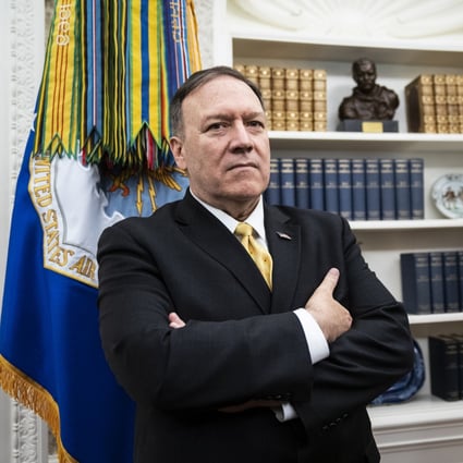 US Secretary of State Mike Pompeo cited a “highly repressive campaign” against Muslim minorities by Chinese officials. Photo: Jabin Botsford/Washington Post