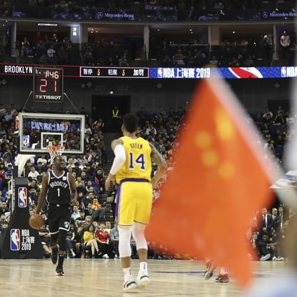 In response to the NBA defending Daryl Morey’s freedom of speech, Chinese officials took it away from the Los Angeles Lakers and Brooklyn Nets in Shanghai. Photo: AP