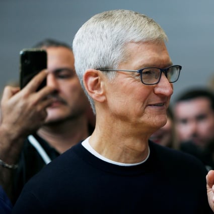 Apple CEO Tim Cook during a product launch event at company headquarters in Cupertino, California, US, September 10, 2019. Photo: Reuters