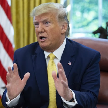 US President Donald Trump thinks great progress has been made by China in Hong Kong. Photo: Handout