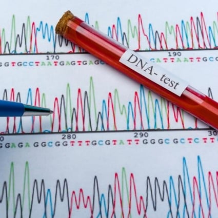 DNA molecule forming inside the vial in for blood analysis. Photo: Shutterstock