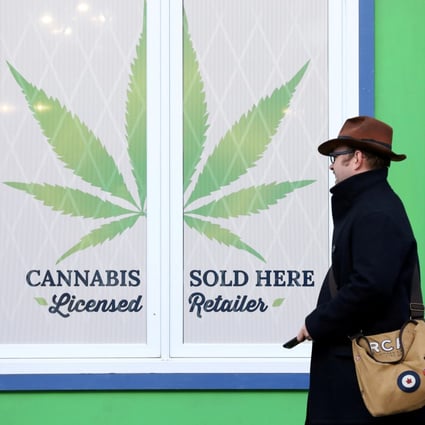 The use of cannabis “derivative products” is now legal in Canada. Photo: Reuters