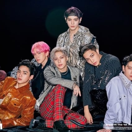 K-pop boy band SuperM top the Billboard 200 Chart with their debut album, but are engulfed in controversy over album bundling. Photo: SM Entertainment