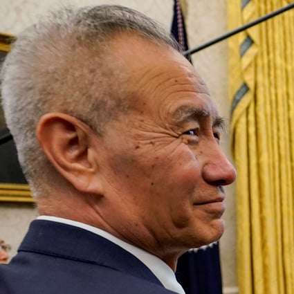 China’s Vice Premier Liu He is seen in the White House’s Oval Office on a visit to US President Donald Trump. Photo: Reuters