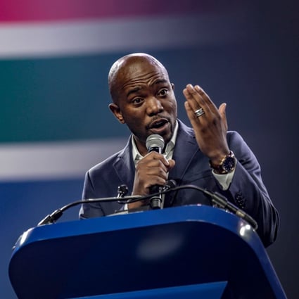 Democratic Alliance (DA) leader Mmusi Maimane. Photo: AFP