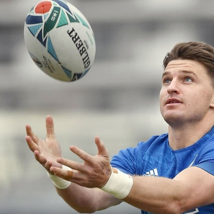 New Zealand’s Beauden Barrett will be a marked man in their semi-final against England. Photo: Kyodo