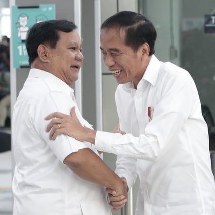 Indonesian President Joko Widodo and defence minister Prabowo Subianto at a meeting in July 2019. Photo: AP