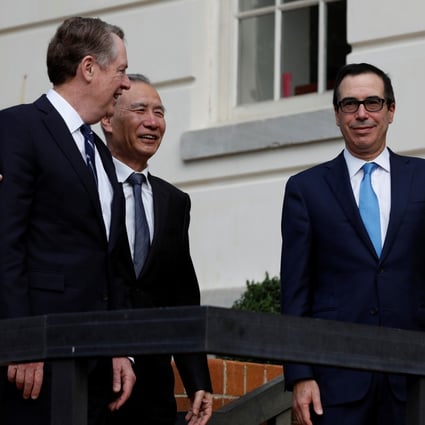 China and the US say they are making good progress towards a “phase-one” deal. Photo: Reuters