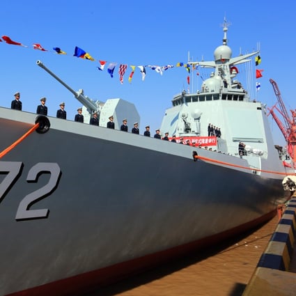 China’s two shipbuilding giants have built hundreds of military vessels over the past few years as the country’s navy seeks to modernise rapidly. Photo: Xinhua