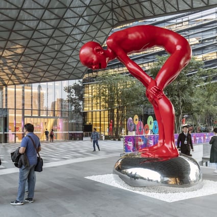 Employees are seen at the Ant Financial Services headquarters in Hangzhou on October 17. Alipay operator Ant Financial was ranked as the world’s most valuable tech start-up, with a US$150 billion valuation, according to a new global unicorn list published by Hurun Report. Photo: Bloomberg