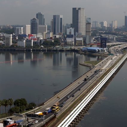 The Causeway between Singapore and Malaysia. Photo: Reuters