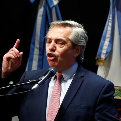 Alberto Fernandez, Argentina’s new president, will have to balance relations with China and the US as he tries to improve his country’s economic fortunes, experts say. Photo: Reuters