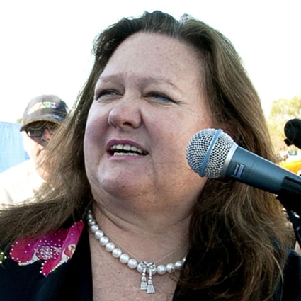 Australian billionaire Gina Rinehart increases her fortune by US$2.1 as iron ore sales soar | South China Morning Post