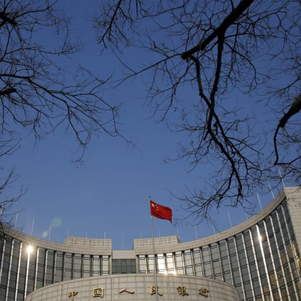 The PBOC cut the one-year rate on its medium-term lending facility (MLF) by 5 basis points to 3.25 per cent. Photo: Reuters