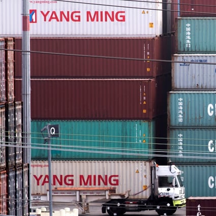 Shipping containers from China in Los Angeles. Photo: AFP