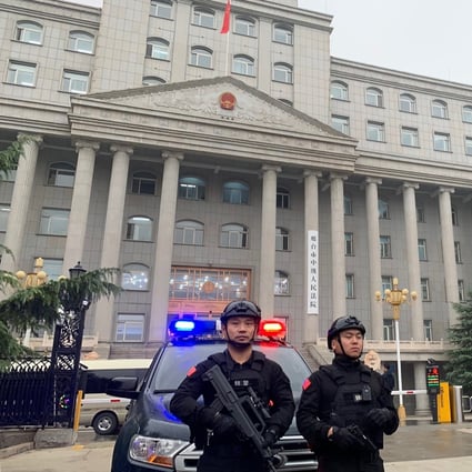 The Xingtai Intermediate People’s Court in Xingtai, Hebei province, has sentenced one fentanyl trafficker to death. Photo: AP