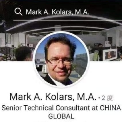 Mark Kolars, who was dismissed from his job at the Chinese Academy of Sciences over racist remarks he made on social media, must leave the country after his residence permit was revoked. Photo: Handout