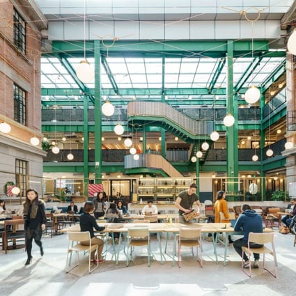 A WeWork co-working space in Shanghai. Around one third of WeWork’s co-working spaces were vacant in October. Photo: Handout