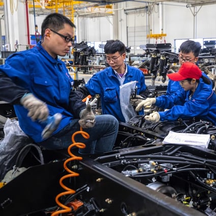 In the third quarter of 2019, China’s GDP growth rate dropped to 6.0 per cent, which is at the bottom end of China’s target range of 6 to 6.5 per cent growth for 2019. Photo: EPA