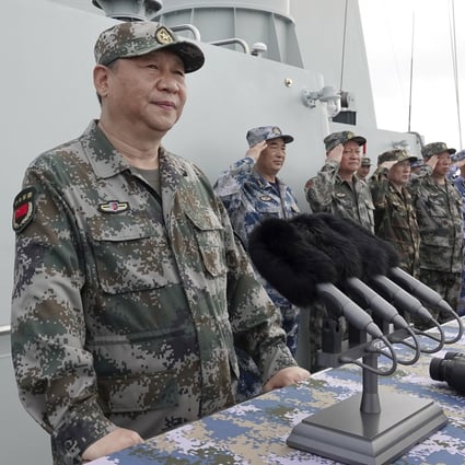 The newspaper of China’s armed forces proposed ways of using blockchain weeks after it was championed by President Xi Jinping, who is chairman of the Central Military Commission. Photo: Xinhua