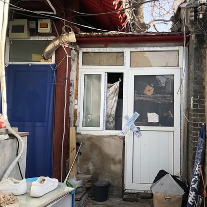 A view of the 5.6 square metre cubicle-size home in Beijing on 15 November 2019. The home sold for 1.28 million yuan at auction. Photo: Louise Moon